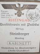 Langwerth von Simmern 2 7102B 1971 Hallgartener Jungfer Riesling BEERENAUSLESE Gustav R.