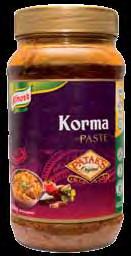 بالزبدة Knorr Patak s Butter Chicken Sauce Product Number: 21060139 Weight: 2 x 2.2 litres كنور صوص تيكا ماساال Knorr Patak s Tikka Masala Sauce Product Number: 21060141 Weight: 2 x 2.