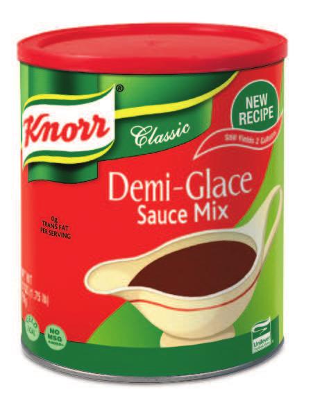Sauce Mix This popular Demi-Glace Sauce variation is quick and easy to prepare, with an elegant flavor profile and clean taste to