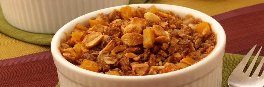 CULINARY DEMONSTRATION RECIPES DESSERT: MANGO PEANUT CRISP Grocery Lists Note: For this recipe in particular, we recommend preparing one batch of the recipe before your demo to show a finished