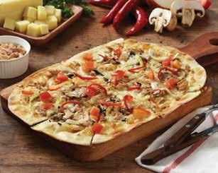 lovers 55 Thin crust pizza with parmesan,