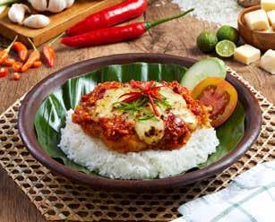 sambal with mozzarella cheese 58 ALL PRICES EXCLUDE TAX & SERVICE