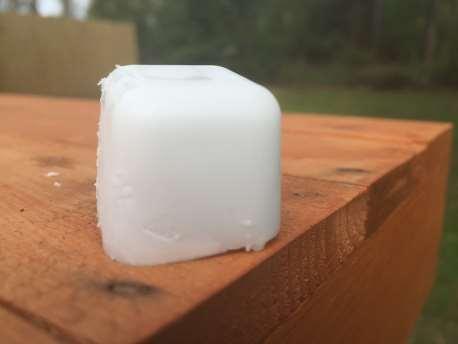 The starter cubes are essentially wax