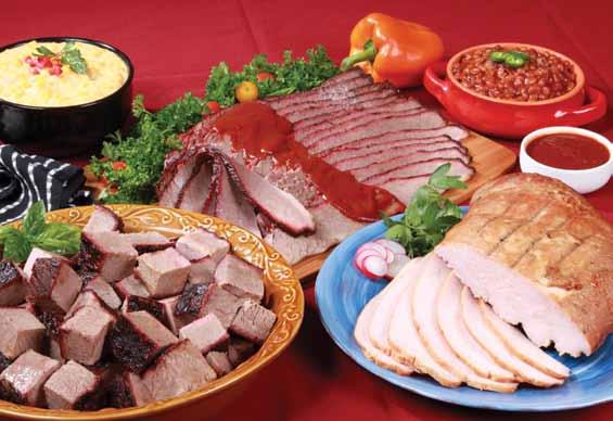 Smokehouse Packages Kansas City Smorgasbord Serves 8-10 Our Smorgasbord package is a Kansas City favorite served with tender and juicy Pork Burnt Ends combined with our meaty Pork Spare Ribs.