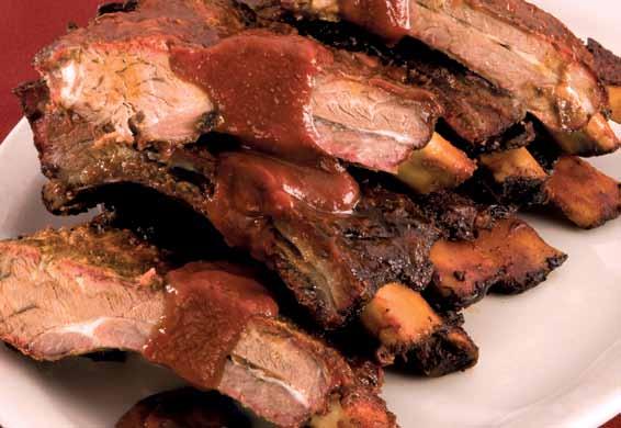 Bar-B-Que Ribs Babyback Ribs Our tender, meaty Babyback Ribs are hickory smoked with an amazing flavor and a pink smoke ring just below the surface.