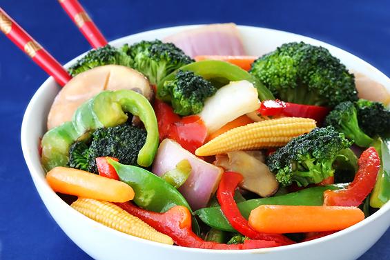 22. Ginger Veggie Stir-Fry Stir fry meal is a good choice for moms with busy schedules.