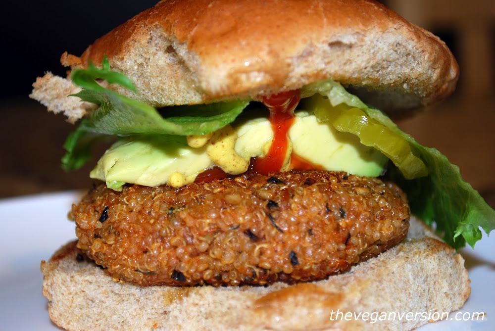 7. Quinoa Veggie Burger Being a vegan doesn t have to be boring. Here s very healthy recipe of a veggie burger that you can easily make at home.