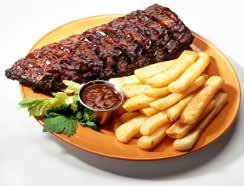 50 extra), Vegetable of the Day, choice of potato (Except items served with pasta, rice or noodles), Coffee or hot tea and dessert (Choice of Jello, rice, or tapioca pudding or ice cream) Steaks and