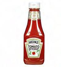 Grocery Chefs' Selections by Caterforce 7.99 10.99 79215 Heinz Tomato Ketchup Opaque 10 x 342g 9.