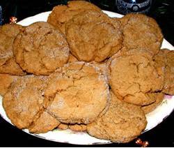 Ginger Cookies 2 1/4 cups all-purpose flour 2 teaspoons ground ginger 1 teaspoon baking soda 3/4 teaspoon ground cinnamon 1/2 teaspoon ground cloves 1/4 teaspoon salt 3/4 cup margarine, softened 1