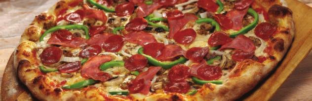 SPECIALTY PIZZAS SLICE MED 12 LG 16 Johnny s Deluxe Loaded to the Max! 4.49 16.99 21.
