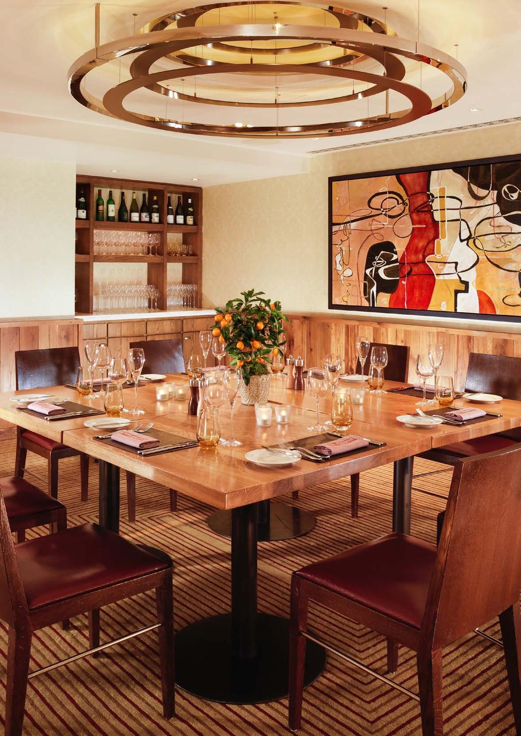 PRIVATE DINING ROOMS EACH OF OUR TWO PRIVATE DINING ROOMS CAN BE RESERVED FOR UP TO 24, AND GUESTS CAN BE