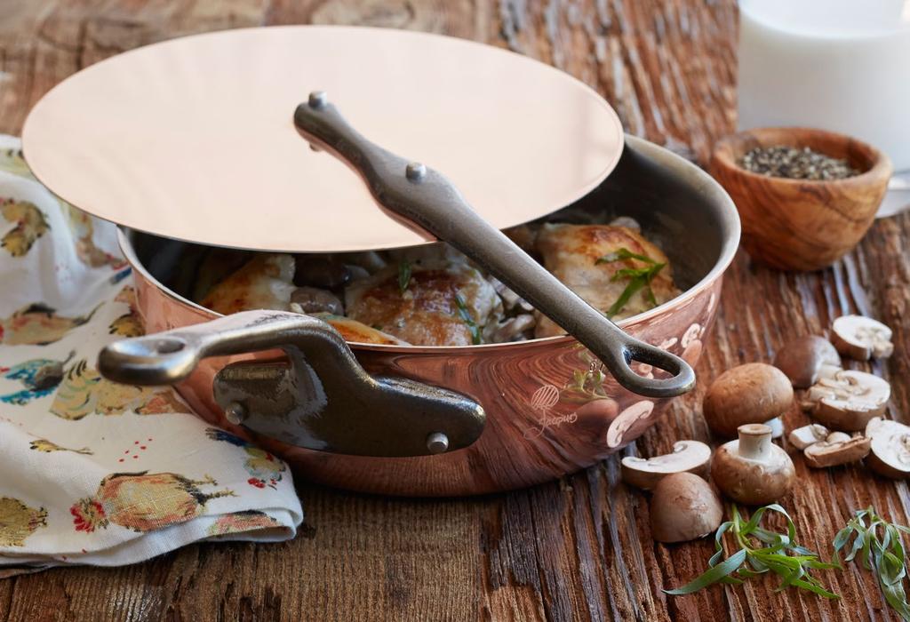 Exclusively Ours JACQUES PEPIN + MAUVIEL Limited Edition of 150 Featuring Jacques Pépin s Autograph We ve brought together two icons of French cooking to create one incredible, multi-purpose pan.