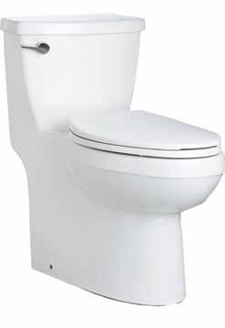 ONE-PIECE TOILETS, WITH SKIRT MIRBD241SWH (White) MIRBD241SBS (Biscuit) Bowl Height: 16 1/2" Includes