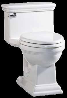 Height: 16 3/4" Includes slow-close toilet seat Includes polished chrome trip lever PEDESTAL LAVATORY SINKS MIRKW348AWH (White)