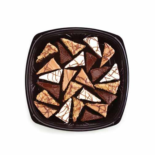 bakery trays Spritz and Thumbprint Tray (serves 24) 36 spritz cookies half drizzled with seasonal icing, half baked with colored sugar.