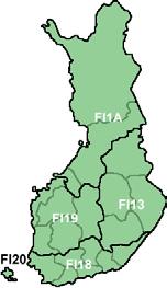 Figure 2: NUTS2 areas in Finland, Uusimaa region is the Capital region in FI18 The life-cycle of a consumer has typically three stages: 1) entering into the labour market (ages 15-24 and/or 25-34