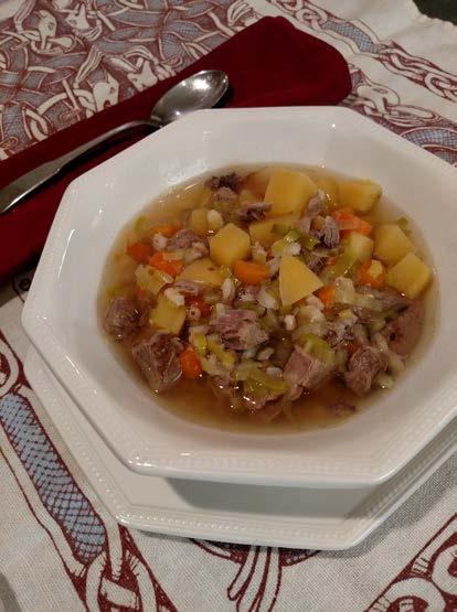 Tastes of Scotland Scotch Broth By Carolyn McDonald Graf Scotch Broth is a traditional soup with a long history. In the 1600 s Boswell wrote in his Life of Dr.
