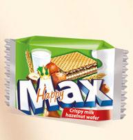 x 125g / 6 x 100g (96 crt/pal / 432 ct/pal) Wafer with milk and real