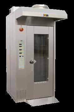 ROTARY OVEN Rotary Oven Tornado A highly efficient rotating rack oven capable to bake a large quantity of baked products on the smallest possible space.