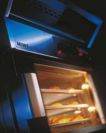 CONVECTION OVEN MIWE Gusto A small, economical oven, frequently used for instore baking.