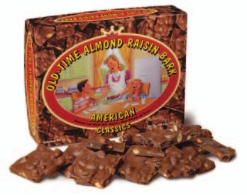 #N934 UPC 7 59874 00368 5 Old-Time Almond Raisin Bark With Rich Milk