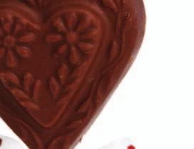 Puffed Heart Lollipop Packaged in cello bag and