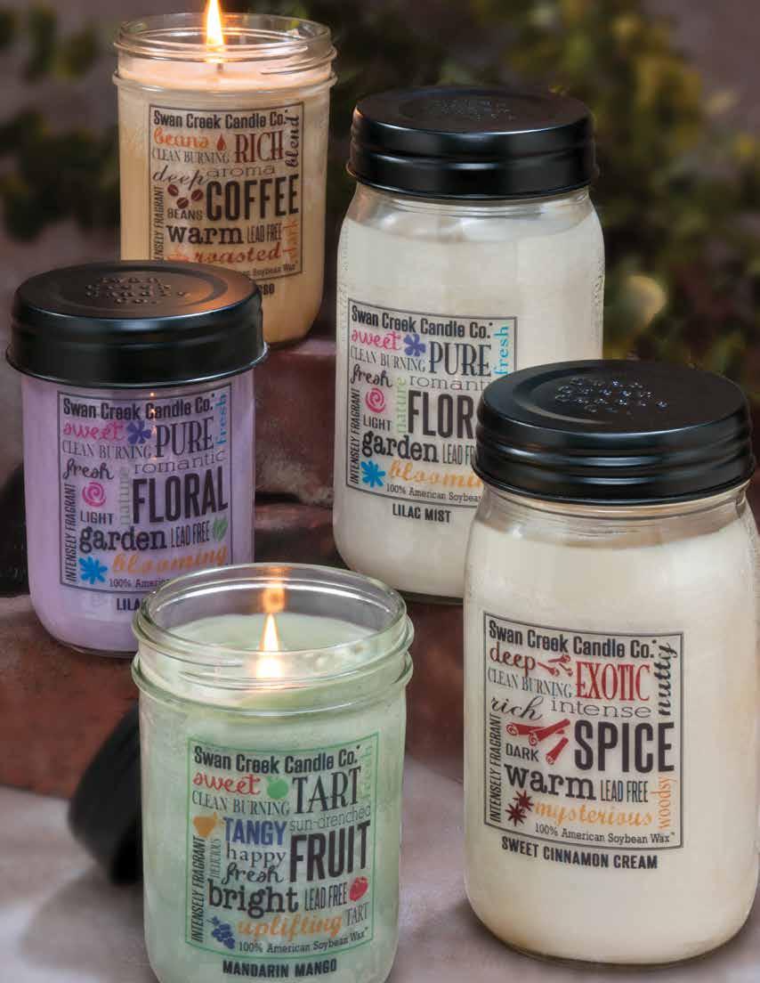 Pantry Jar Collection 63 Fragrances Pantry Jar Program Benefits: 63 Fragrance Choices Removable Decorative Labels Exclusive Dealership Rights* Glass Jars are Made in the USA Priority Shipping FREE