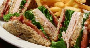 SANDWICHES Served with Choice of Homemade Chips, Fresh Fruit, Potato Salad, Cole Slaw or Fries Sandwiches B.L.T.