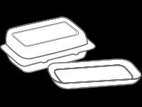 Foam Packaging (Depot only) Meat trays, foam egg cartons, foam clamshells, foam cups and bowls for take-out food; Remove food