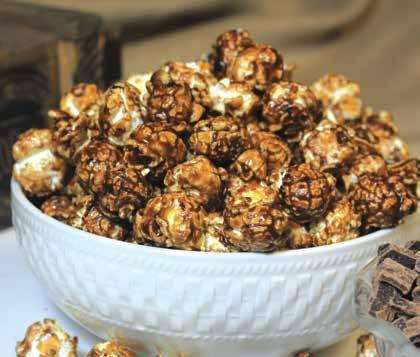 Chocolate (Palomitas de chocolate) Fluffy popped kernels covered