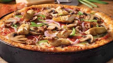 HEARTH BAKED PIZZAS Please allow additional time for Pan Pizzas Add a Cup of Soup, Small Green or Small Caesar Salad 3.99 Mini Classic Pan Tomato Basil 5.99 9.99 11.