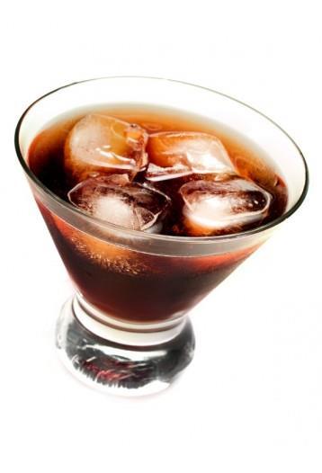 ArKay Alcohol Free Rum Splash of Simple Syrup Fill With Lemon soda Garnish cherry /