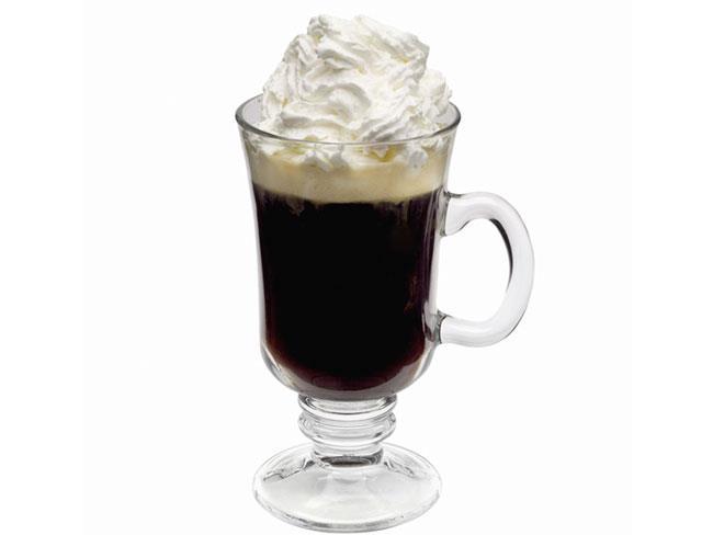 Classical coffee recipes with ArKay Alcohol Free Drinks Irish Coffee 1 ½ oz.