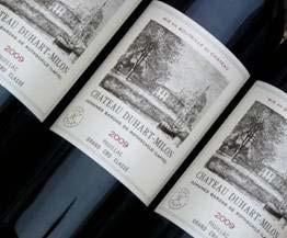 Wines in HK SOLD IN CASE ONLY: Duhart ilon 2009 Pauillac, France Wine Vintage Region Type Size RP (Owned by Lafite Family) Robert Parker 97 points: A blend of 63% Cabernet Sauvignon and 37% erlot, it