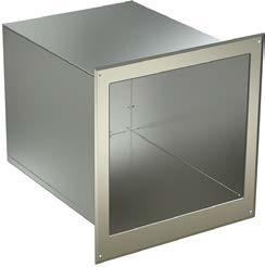 Storage boxes for the WS--6045, 8645, 9660 and 11260 can accommodate the stainless steel Sheet Pan Rack for