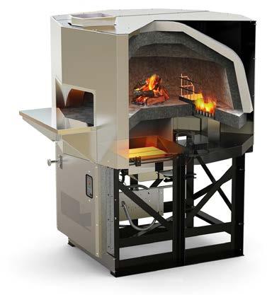 STON HRTH OVN UL ONIURTIONS Wood Stone ovens can be configured to operate with gas and/or solid fuel.
