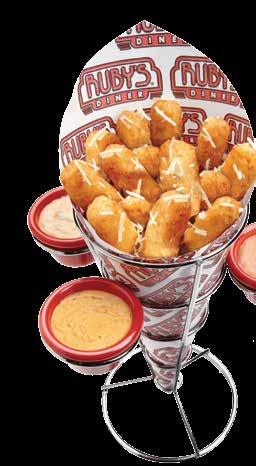 49 Zippity Zucchini Lightly breaded, golden-fried and served with creamy Ranch dressing for dipping. 5.99 Spicy Jalapeno Jack Cheese Sticks Jalapeño Jack cheese makes these sticks nice and spicy!