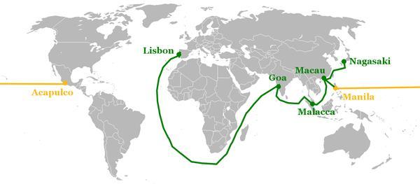 to sail around Africa, India, China, and to Japan