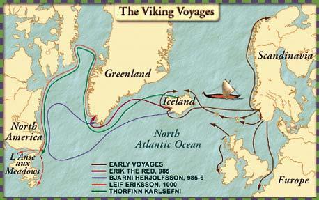 Norse Explorers Leif Eriksson Sailed to Vinland (Nova Scotia) Left no permanent settlement About 1001