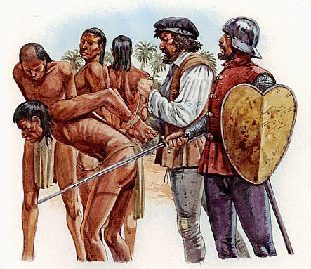 Slavery in the New World Began with Native Americans 90% died within