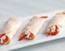 SNACKS TURKEY ROLLS ⅔ cup low-fat cottage cheese 2 oz.