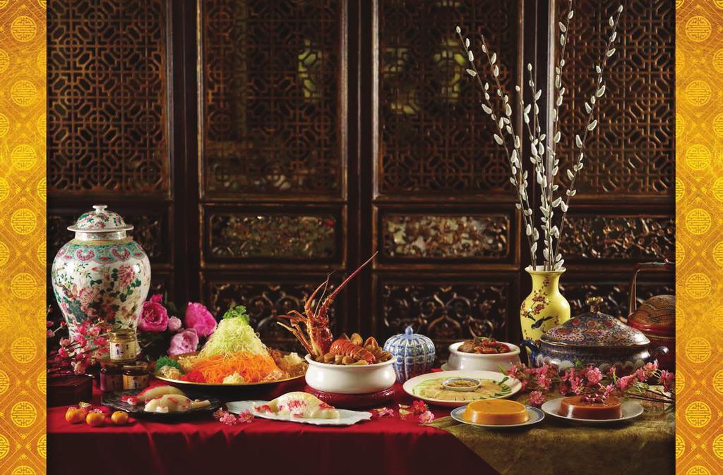 Chinese New Year Take Away Specialties S $22.80 L $38.80 with Two Treasures M $68.00 L $98.00 Seafood Treasure Pot with U.S. Lobster $258.00 Traditional Steamed Rice with Six Gems M $36.