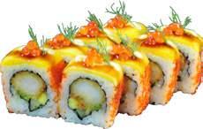 MODERN maki these are the modern inside out maki rolls with various filling, toppings and