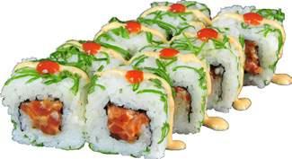 25 DYNAMITE MAKI Sushi roll, nori,