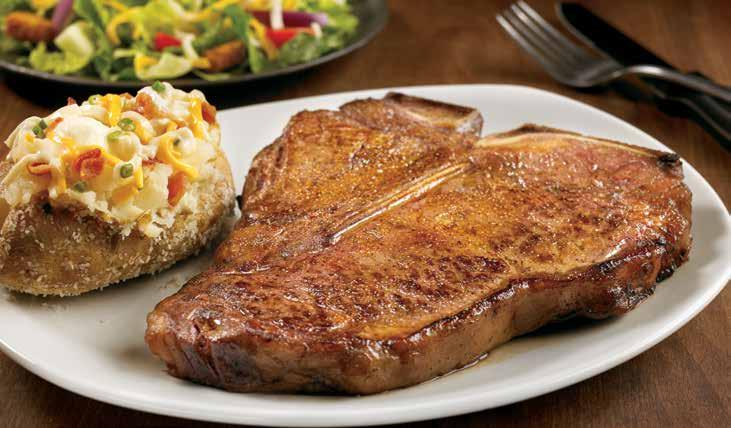 T-Bone SIGNATURE STEAKS Add a cup of the Soup of the Day or one of our Signature Side Salads. RM 8.