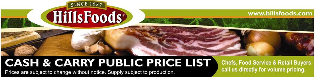Updated January 29th, 2018 *Please note weights are approximate only and may vary depending on product.* Beef, Certified Organic-From BC s South Cariboo Primals: Tenderloin 1 pc 2.2kg 2 pc $63.