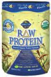 Original, Real Raw Vanilla, & Real Raw Chocolate Cacao RAW Protein Now you can unlock the nutritive power of living seeds and grains with RAW Protein from Garden of Life a certified organic, raw,