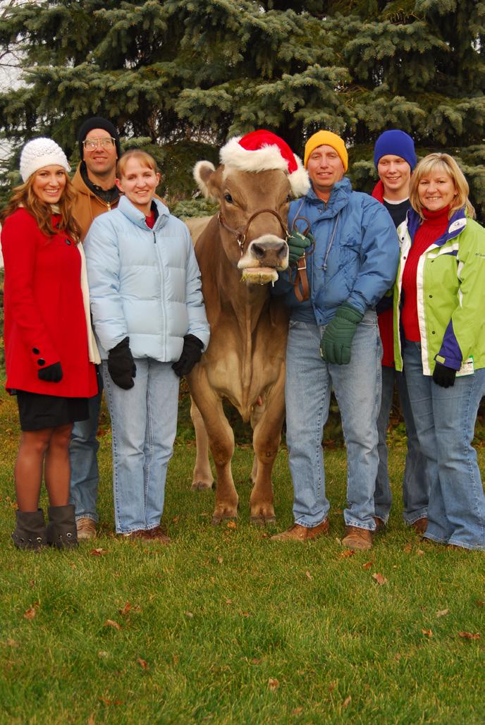 DYK - Cows are cared for around the clock! Dairy farmers care for their cattle 24/7, 365 days a year. Even on Christmas.