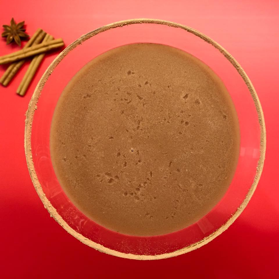 SQUEAKY-CLEAN CHOCOLATINI 2 tablespoons coconut milk canned, full fat 1 tablespoon pure organic Grade B maple syrup, plus a little extra 1 tablespoon raw cacao powder, plus a little extra 2-3 oz